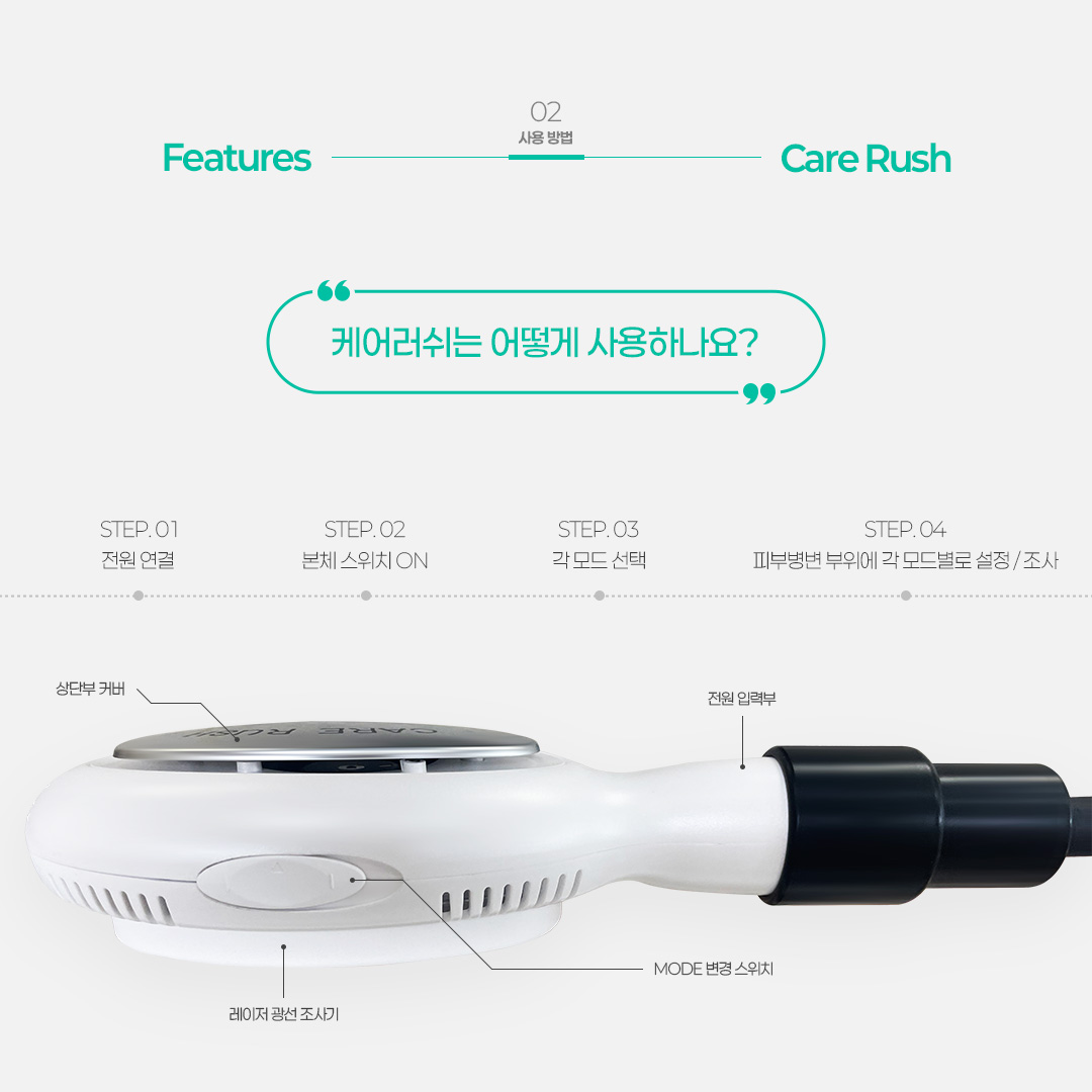 케어러쉬 적용 분야